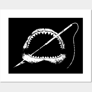 Shark jaw Posters and Art